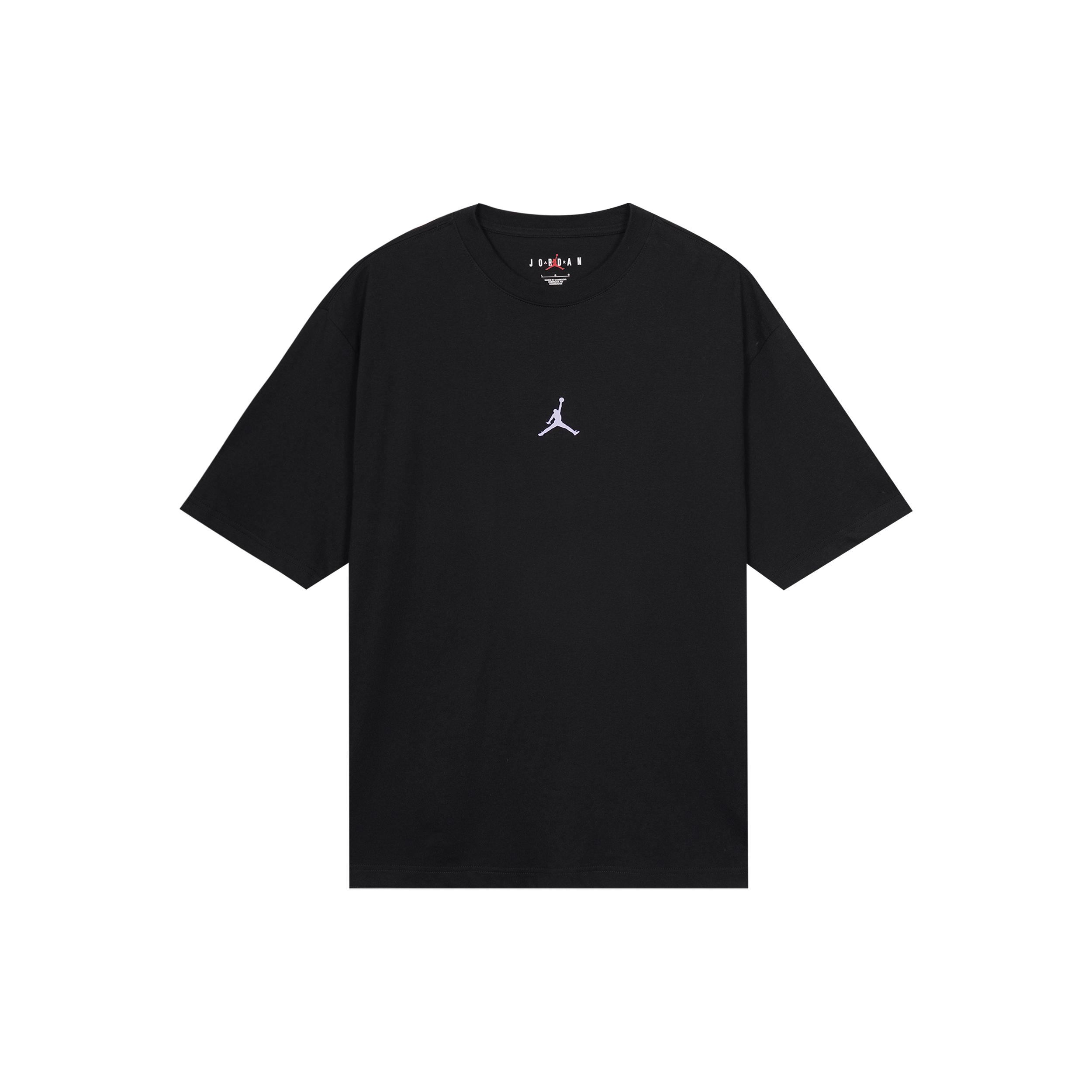 

New Jordan Drop Shoulder Sleeve T-Shirt Men s Black FD6555-010 M