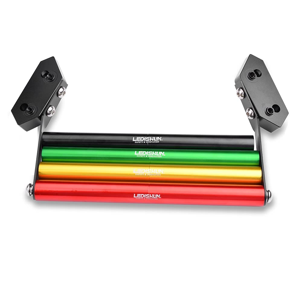 LEDISHUN Motocyklowa Belka Mocująca do Zwiększenia Wysokości Szyby o 20 mm NINJA400/NINJA250, Uchwyt Wielofunkcyjny, (Zielony)