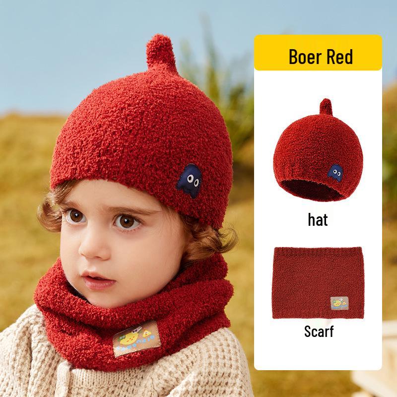Infant Lemon Wool Hat - Cute Knitted Winter Hat for Boys and Girls, Autumn and Winter Collection