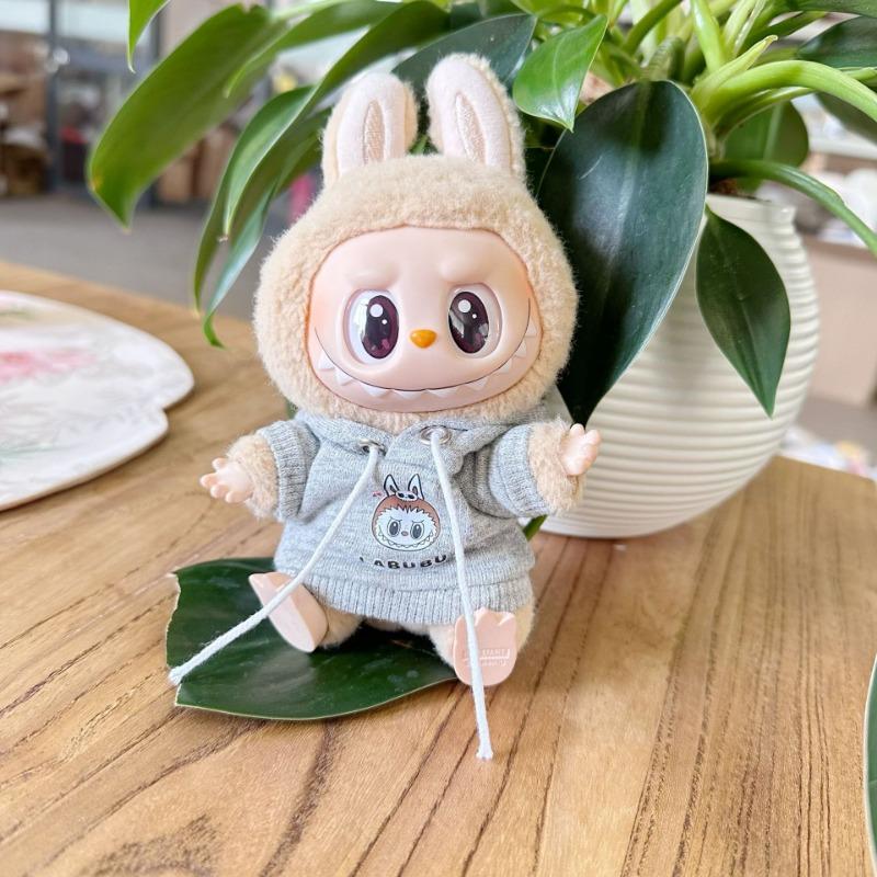 Clothes Only] For 17cm Labubu I II Idol Dolls DIY Accessories Gifts Korea Kpop Exo Idol Dolls Overalls Clothing Cute Mini Plush Doll'S Clothes