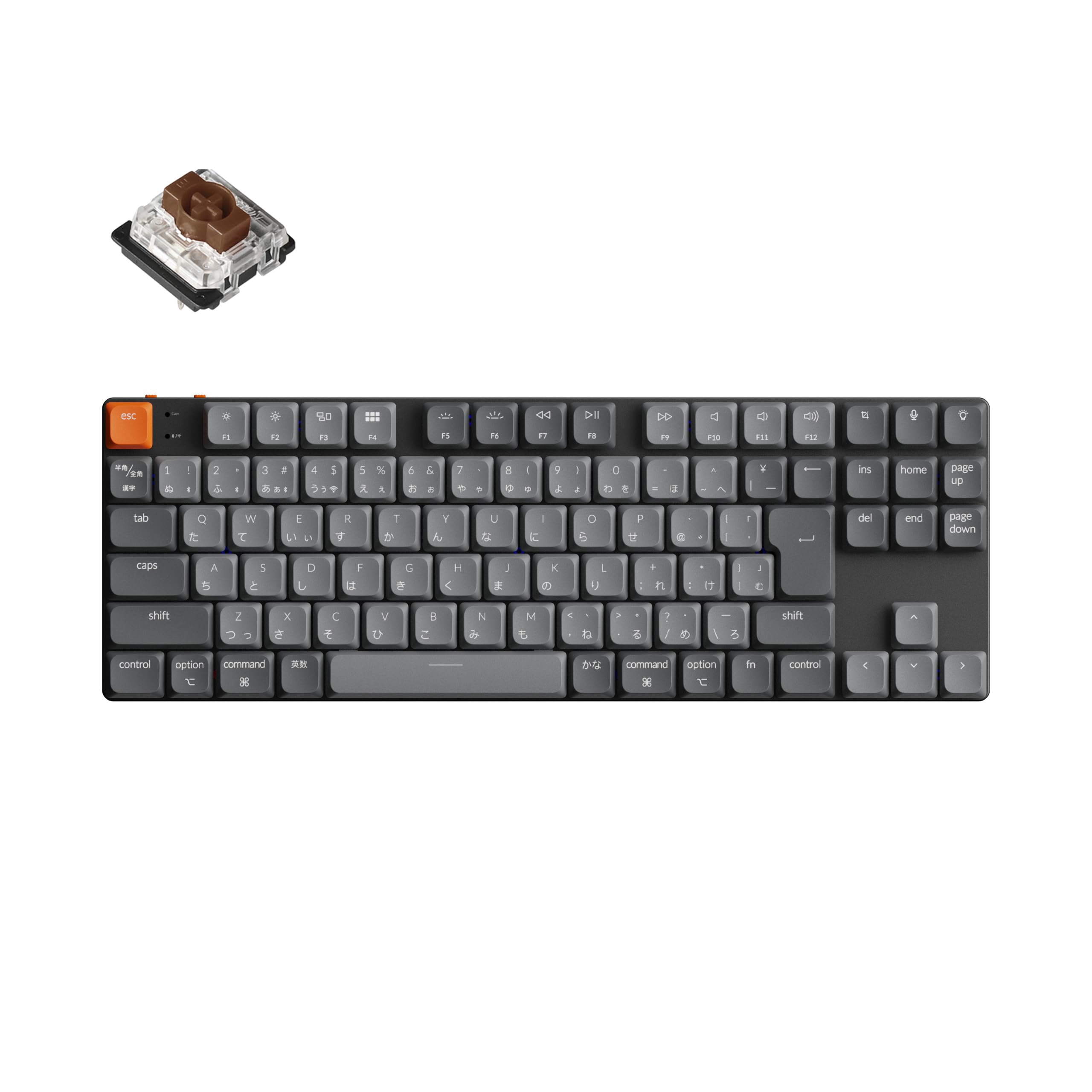 

K1 Max Low Profile Wireless Custom Mechanical VIA Profile Gateron Mechanical Windows Profile Gateron механічний коричневий вал []Keychron Keyboard, 80%