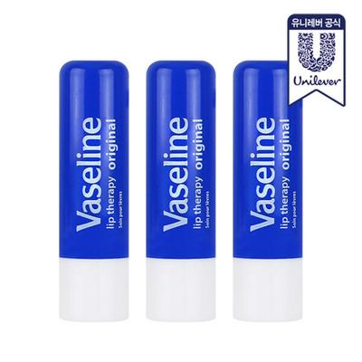 Vaseline Stick Lip Balm Original 4.8g 3pcs