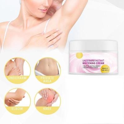 Crema blanqueadora para el cuerpo, crema blanqueadora para las axilas, partes privadas, piel blanca hidratante para piernas