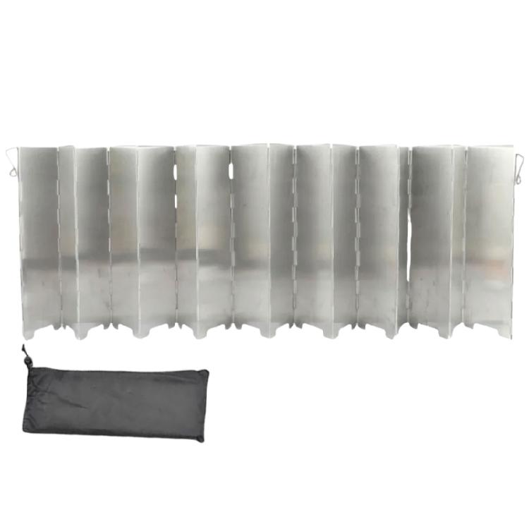 Camp Stove Windshield Folding Alcohols Stove Windscreen Aluminum Alloys Plates 16 Plates