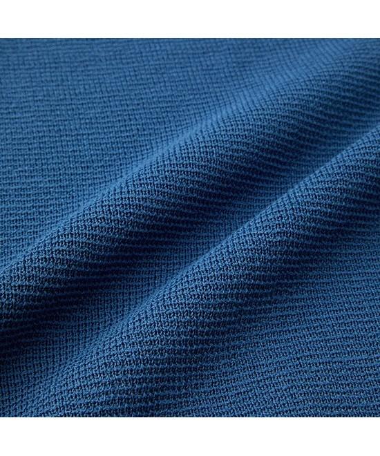 Henlikoteun [British Sporting Club] Waffle Short-Sleeves Polo Knit Abwam26711Bux