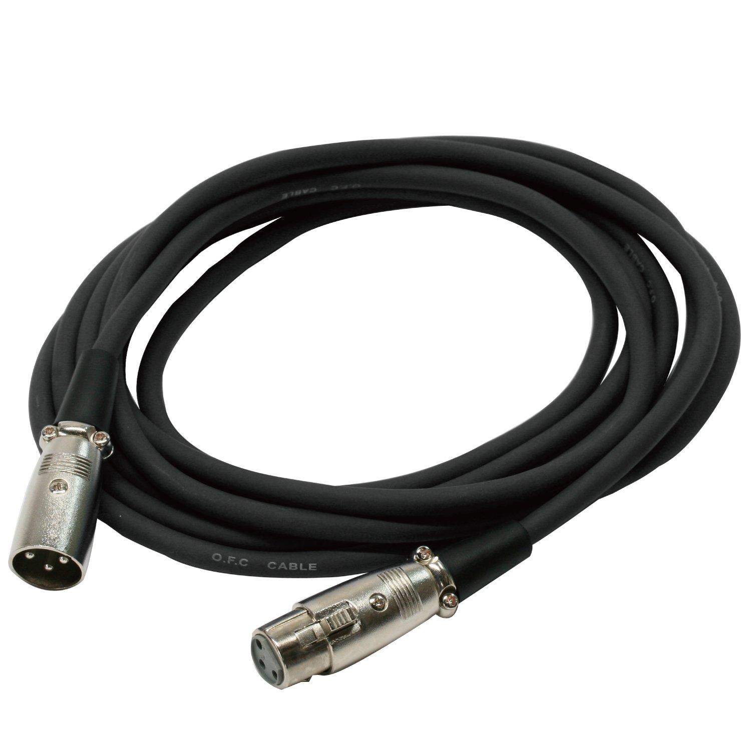

TECH Микрофонный кабель XLR XLR 5м Черный (мужчина) / (женский) TMCC-5 чёрный