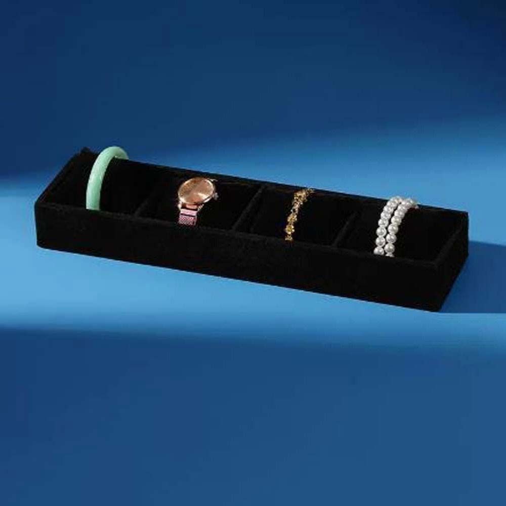 Wristwatch Case Watch Display Holder Flannelette Cloth Jewelry Box Watch Display Rack