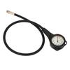 Diving Pressure Gauge Black Frame White Face Easy To Read Single Submersible Pressure Gauge for Pressure Measurement