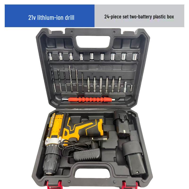 12V Lithium Battery Multifunctional Electric Screwdriver & Rechargeable Handheld Drill Set