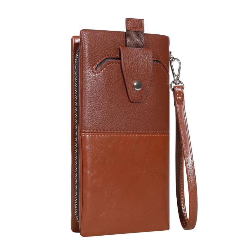 Business-Geldbörse, Retro, große Kapazität, vielseitige, doppelt faltbare Herrenhandtasche, elegant und unverzichtbar für die tägliche Geschäftsreise