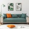 Cotton Embroidered Sofa Cushion Four Seasons Universal Living Room Sofa Cover Non-Slip Solid Colour Modern Light Luxury Fabric