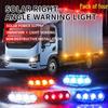 Universal Car Solar Warning Light - Right-Angle, Slow Flash, High Brightness, Vibration-Activated Safety Light
