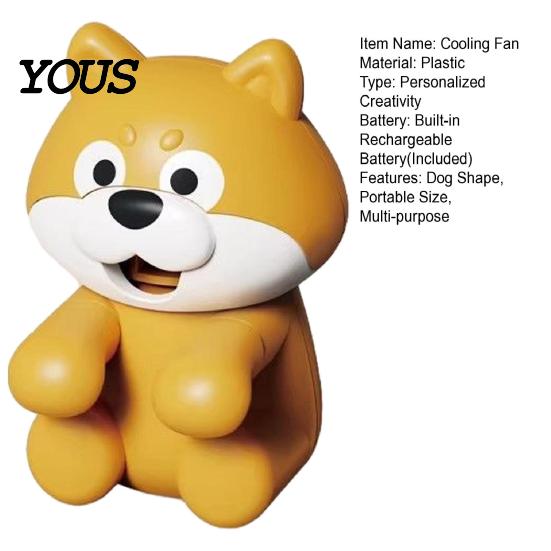 Mini Food Fan Clip-on Cooling for Cup & Bowl, Rechargeable Dog Fan, Clip-On Edge Hanging Cooler Hot Drinks Coffee Tea
