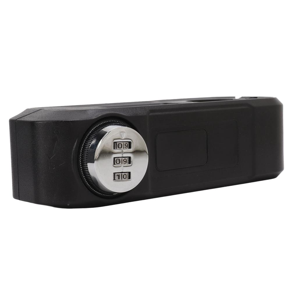 Bike Safety Padlock Universal Electric Bike Grip Lock Bike Handlebar Brake Lever Combination Lock Black