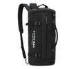 Unisex Cylindrical Travel Backpack,durable Nylon Canvas Luggage Bag,casual Duffle Rucksack for Outdoor Trip and Portable Storage Packing