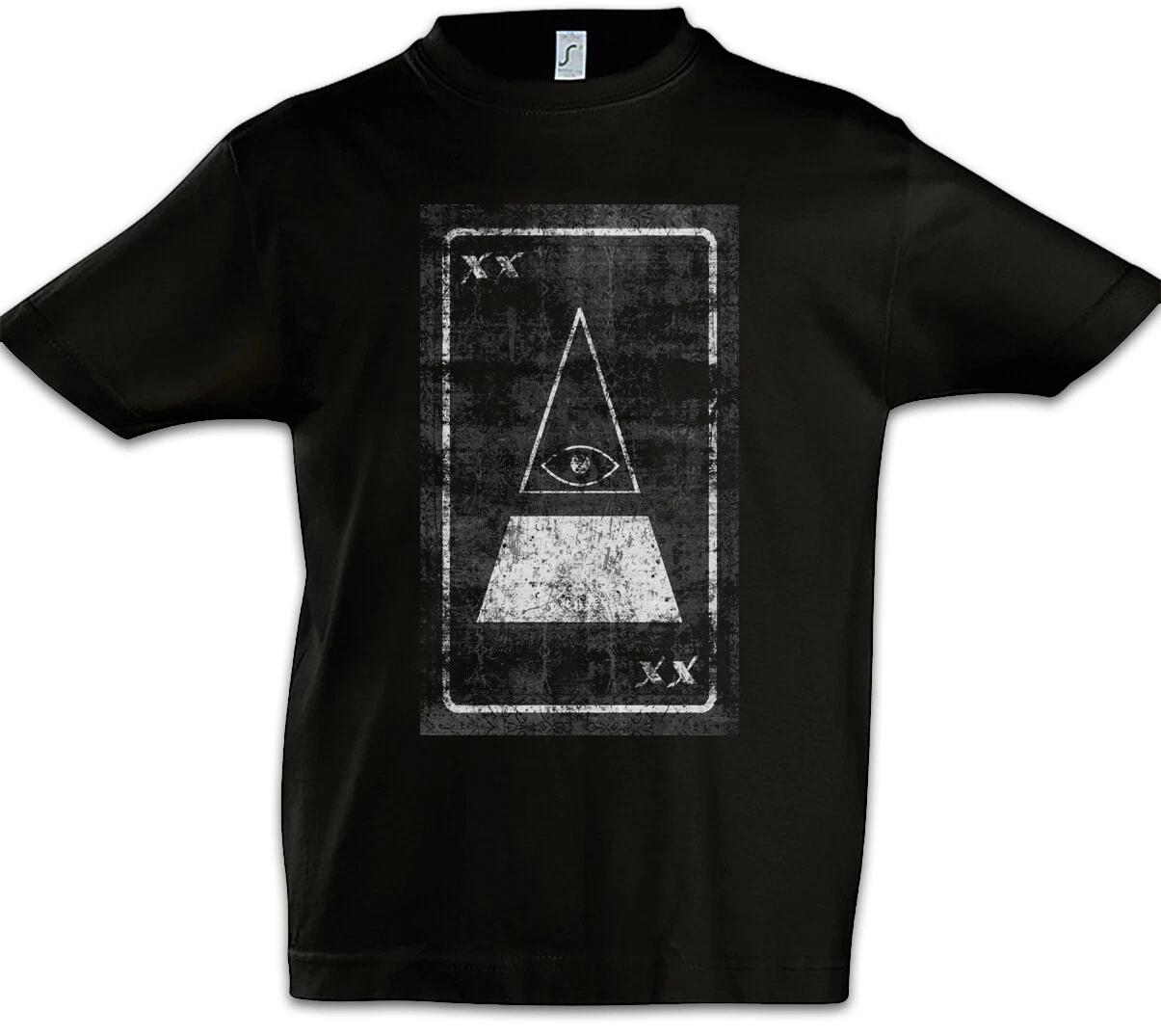 Tarot The Eye of Illuminati Kids Boys kids boys T-Shirt Eye of the Illuminati Card 150