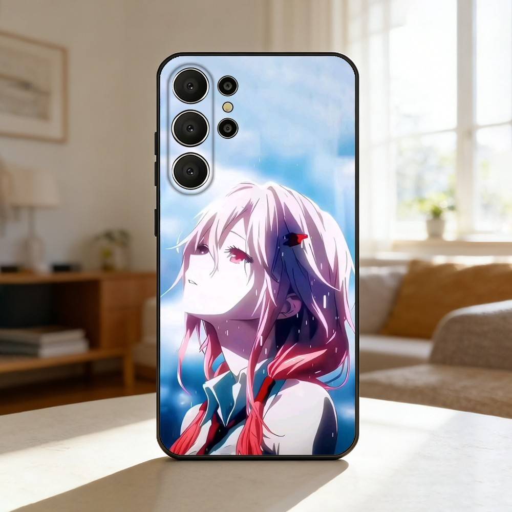 G-Guilty C-Crown Anime Phone Case For Samsung S26,S25,24,23,22,30,21,10,9,Ultra,Plus,Lite,FE Soft Black Case Samsung S205G