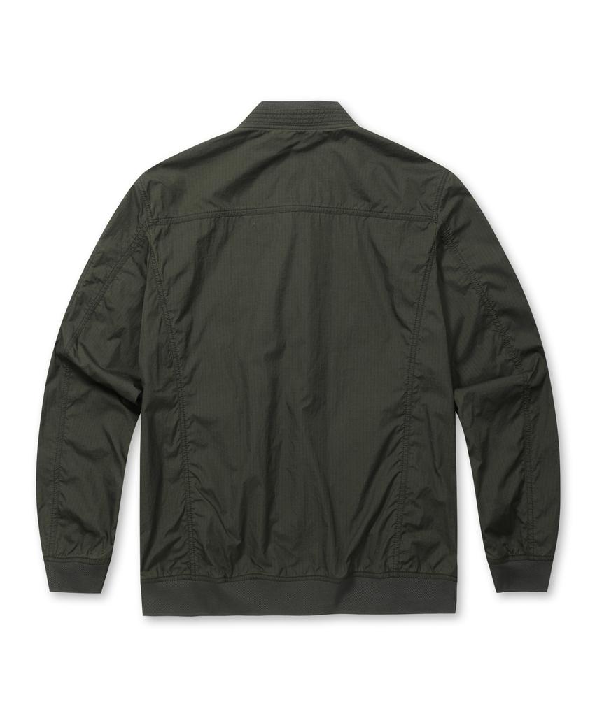 Brentwood [Bristol] Pigment Washed Rib Knit Bomber Bruam25453Khx