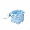 Cesto per Bicicletta Intrecciato con Cinghie Cestino in Rattan Intrecciato a Mano Montato con Cinghia per Bambini, Bambini Piccoli,