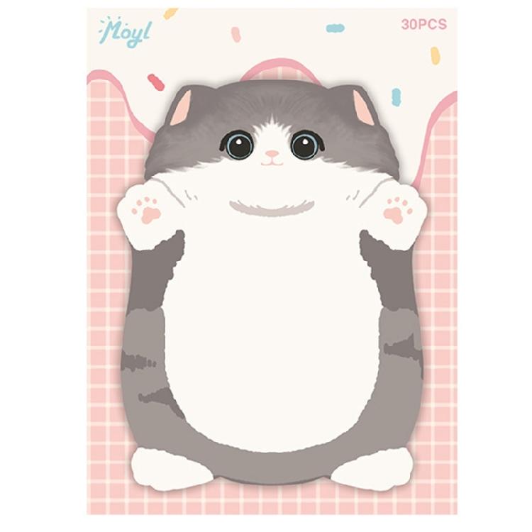 Cartoon Shape Design Stick Note Selves Stick Write Pad Reusable for School Office Journaling Multipurpose Paper Notepads