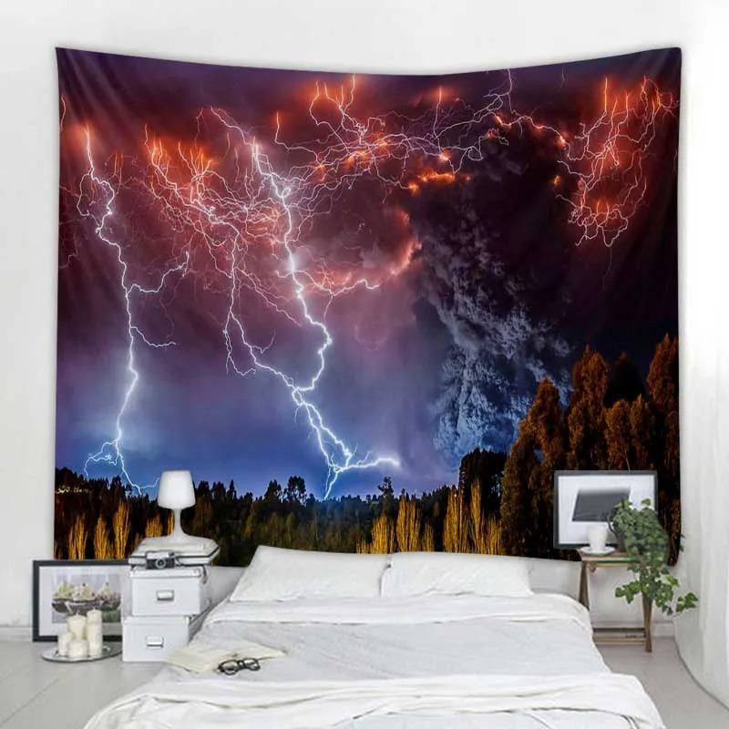 Forest Starry Sky Tapestry Office Living Room Decoration Home Wall Tapestry