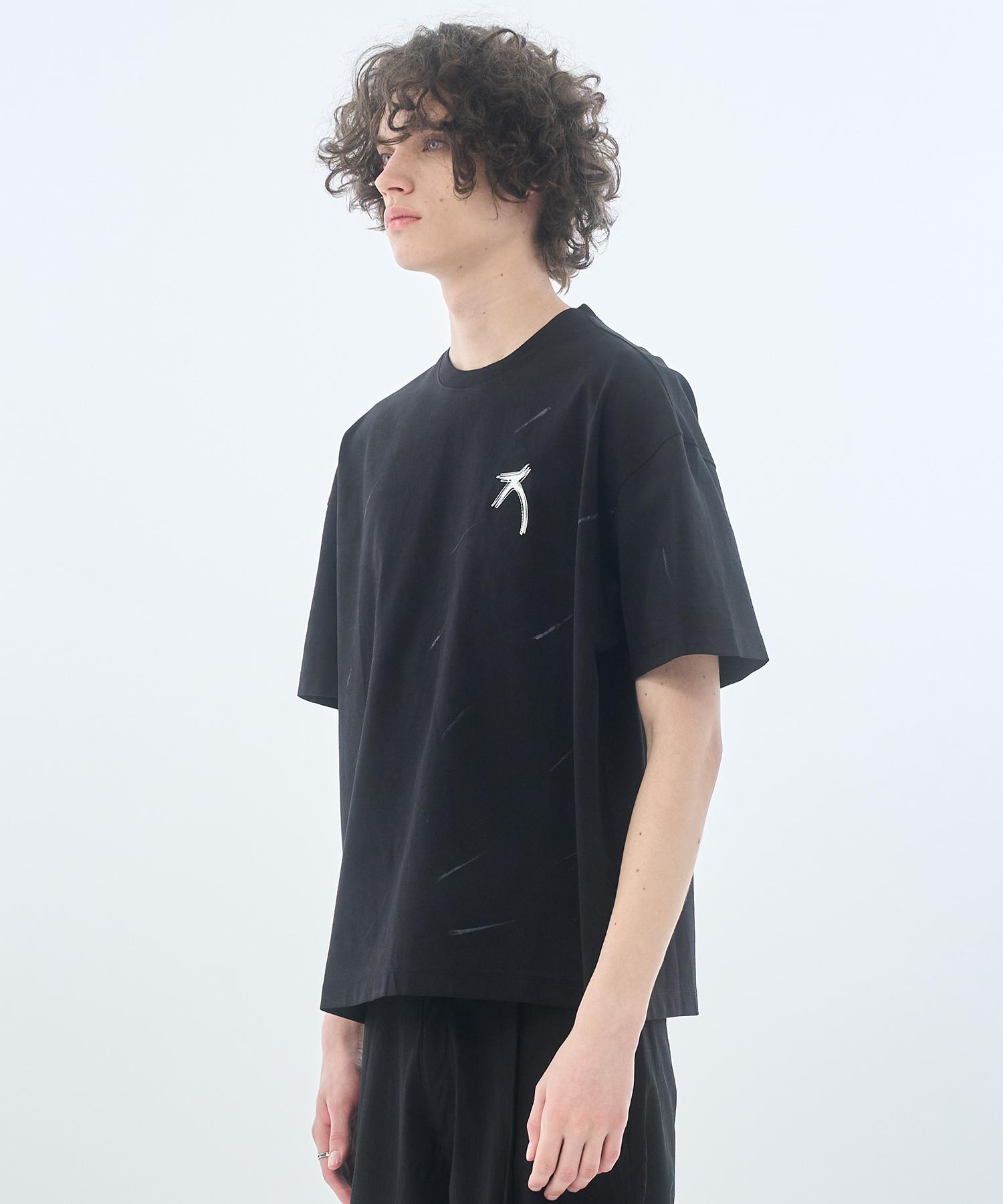 Zensai Big Logo Print T-Shirt Black L