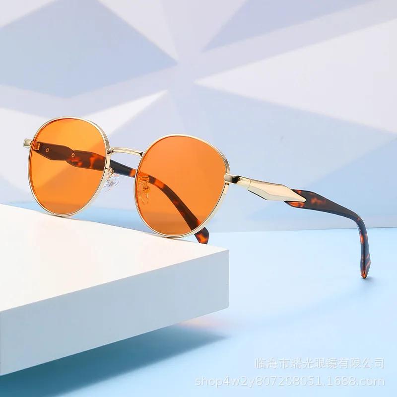 Rimless Oval Sunglasses Women Cat Eye Designer Punk Sun Glasses UV400 Protection Stylish Shades for Men and Women