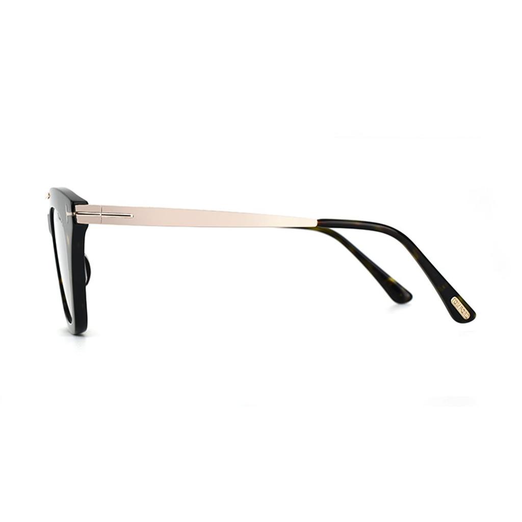 TF Spiegelbeine Logo Unregelmäßige Form Sonnenbrille Damen Sonnenbrille Mehrfarbig TF0575F