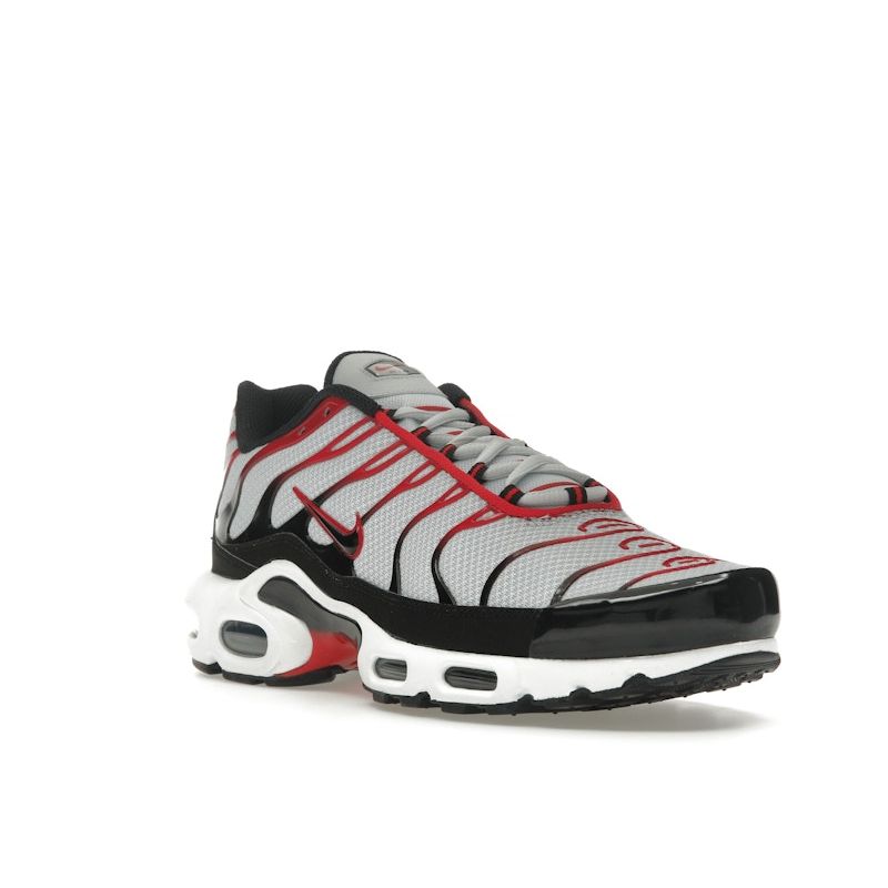 Nike Air Max Plus Platinum Black University Red Men Sneakers Grey Pure-Platinum White FN6949-002
