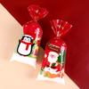 50pcs Christmas Candy Bags Santa Snowman Gift Bag Christmas Decorations for Home 2025 Navidad Xmas Gifts New Year Packing Bags