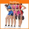 Déguisement de pom-pom girl en tissu soie de lait pour artistes de scène et femmes cosplay