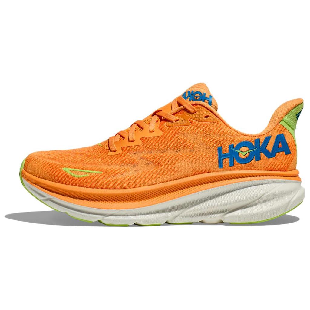 Hoka One One Clifton 9 Solar Flare Lettuce Men Sneakers 1127895-SLRL