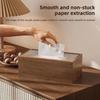 High Quality Modern Design Wooden Tissue Box Wood Material Minimalist Wood Tissue Case Tissue Box Holder Office