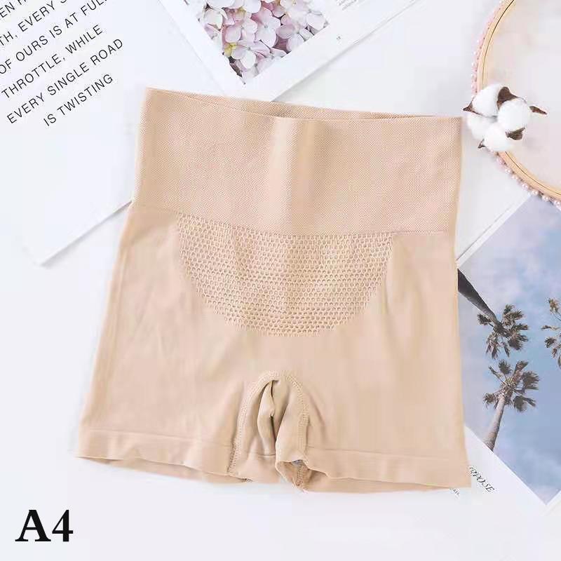 

Женские шорты с высокой талией, бесшовные трусики для похудения, шорты для мальчиков, живот бежевый