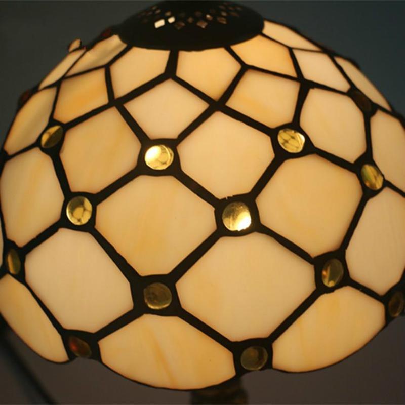 Retro Bar Night Lamp Night Lamp Yellow Glass Lamp Resin Makeup Table Lamps