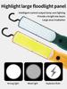 Strong LED COB Work Light Handheld Floodlight USB Rechargeable Portable Camping Repair Emergency Flashlight with Magnet Hook