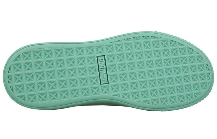 Women's Sneakers PUMA Basket Platform Reset 'Peppermint Green' Women's
