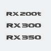 3D ABS Glossy Black Letters RX200t RX270 RX300 RX350 RX450h RX450hL HYBRID  Emblem for LEXUS Car Fender Trunk Rear Logo Sticker AEP1