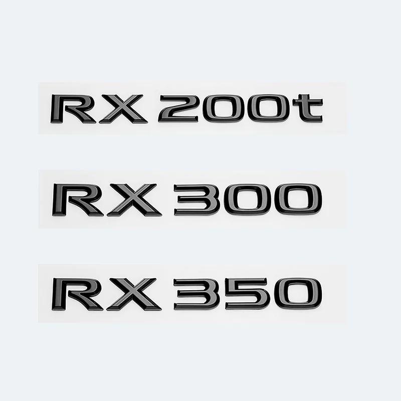 3D ABS Glossy Black Letters RX200t RX270 RX300 RX350 RX450h RX450hL HYBRID Emblem for LEXUS Car Fender Trunk Rear Logo Sticker AEP1