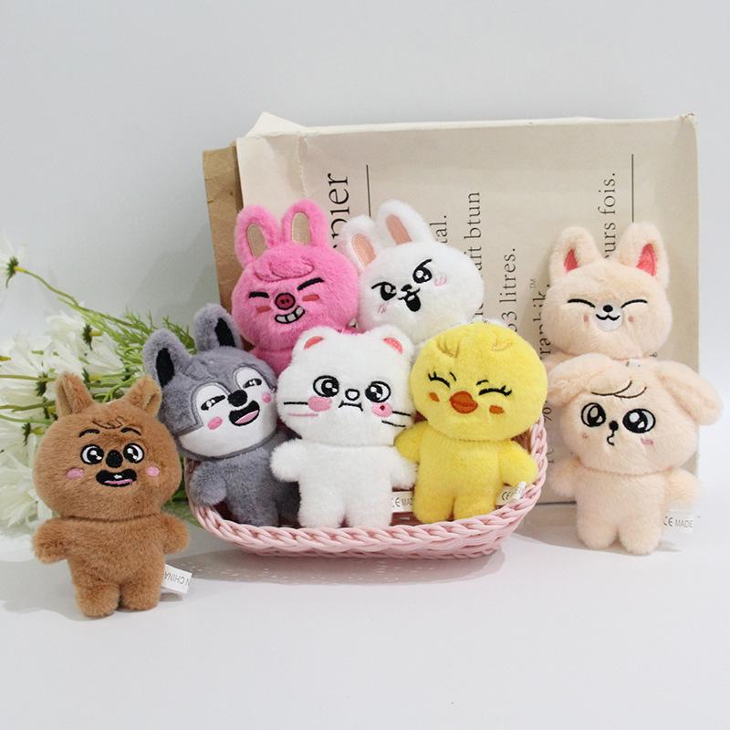 Keychain Plush Kawaii Keychain Stay Plush Cartoon Stuffed Animal Doll Kawaii Toys Room Decor Boy And Girls Gift
