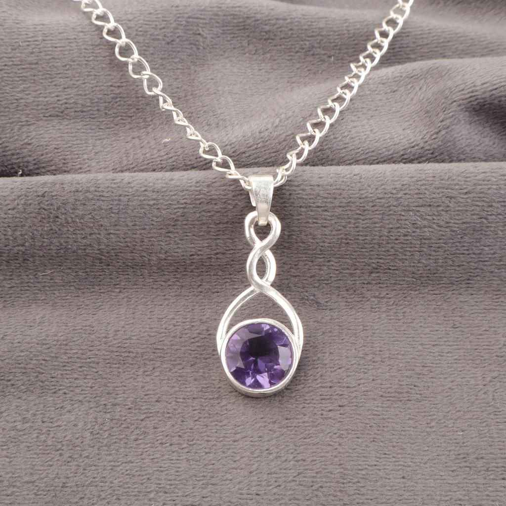 Iolite Pendant, 925 Solid Sterling Silver Pendant Handmade Gemstone Jewelry, Gifts For Wife Brand New Pendant