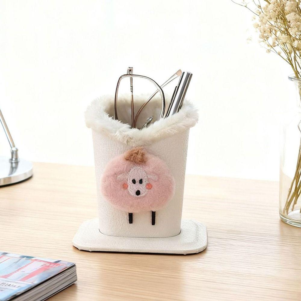 Plush Eyeglass Stand Leather Glasses Shelf Fashion Sunglass Holder  Sunglass