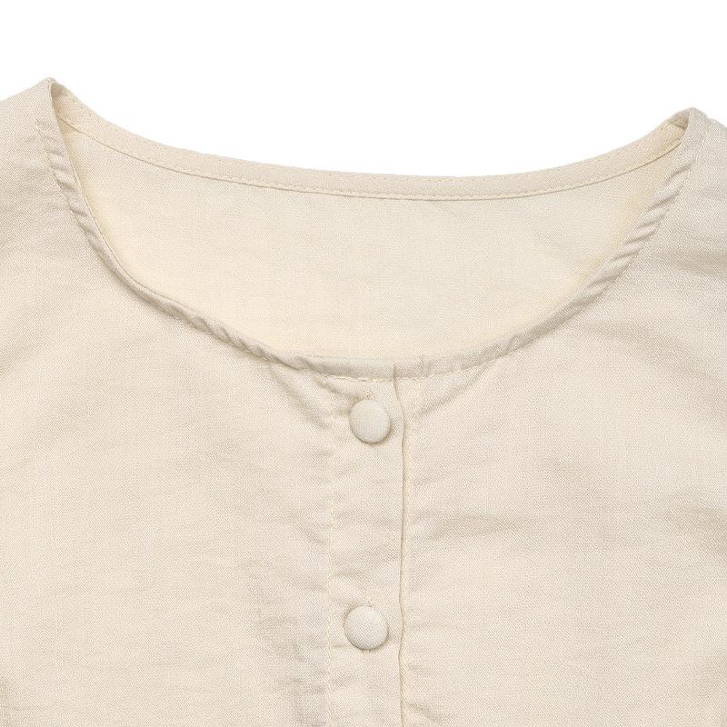 2026 Summer Sleeveless Round Neck Solid Color Elegant Women's Dress