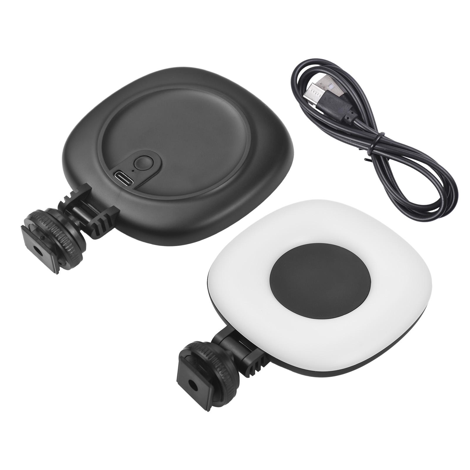 

Комплект из 2 штук Карманный светодиодный видеосвет Свет для камеры Фотография Светодиодный заполняющий свет 3 режима освещения 3 уровня яркости Встроенный аккумулятор с