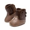 Wyszywane Cowboy Baby Boots ze Skóry PU