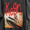 KORN Distressed Mens Kids T Shirt | Vintage Band Logo , Live Woodstock Tee KORN001