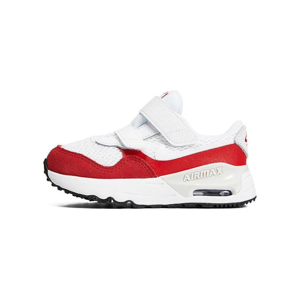 Nike Air Max SYSTM TD White University Red Baby Sneakers Photon-Dust DQ0286-108