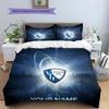 Custom Name VfL Bochum Pattern Bedding Quilt Set  Home Decoration  Gift (1 * duvet cover + 2 * pillowcase  without core)
