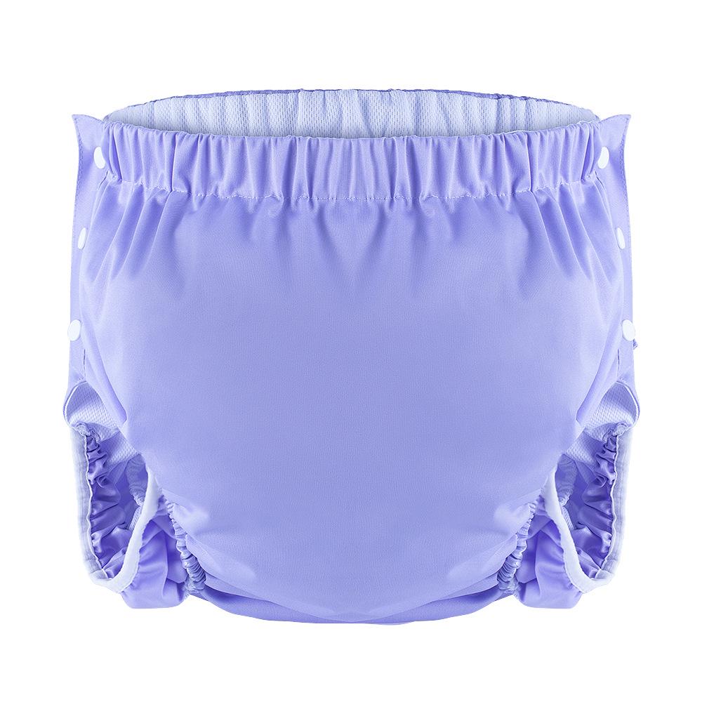 Leak-Proof Elderly Incontinence Underwear - Washable Pure Cotton Adult Diapers