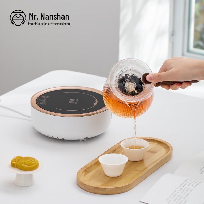 Glass Herbal Tea Kettle with Side Handle